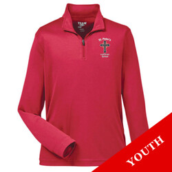 TT31Y - S234E001 - EMB - Youth 1/4 Zip Wicking Pullover