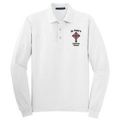 K500LS - S234E001 - EMB - Long Sleeve Easy Care Polo