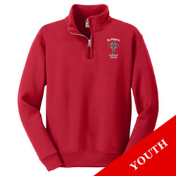 995Y - S234-E001 - EMB - Youth 1/4 Zip Pullover